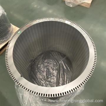 Stator and rotor core lamination for motors